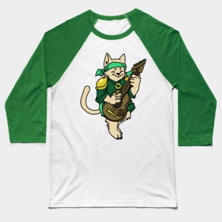 Tabaxi Bard Baseball T-Shirt